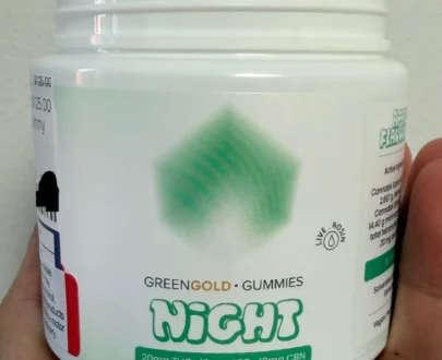 Green Gold Night Live Rosin Gummies