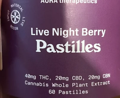 Aura Live Night Berry Gummies